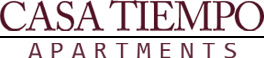 This company logo represents Casa Tiempo Apartments as an entity.